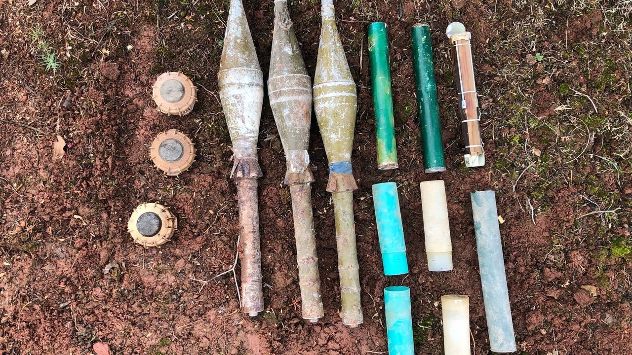 TERÖR ÖRGÜTÜNE AİT MUHİMMAT VE PATLAYICILAR ELE GEÇİRİLDİ