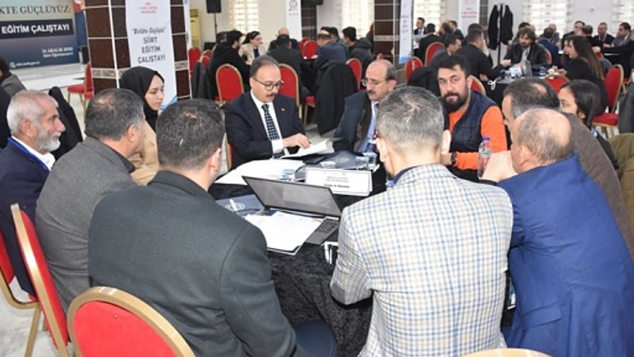 Siirt'te “Birlikte Güçlüyüz Siirt Eğitim Çalıştayı” Düzenlendi