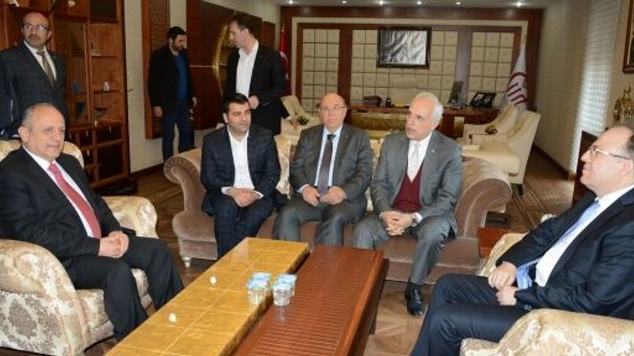 MERKEZ VALİSİ HÜSEYİN AVNİ MUTLU’DAN,  VALİ TUTULMAZ’A ZİYARET