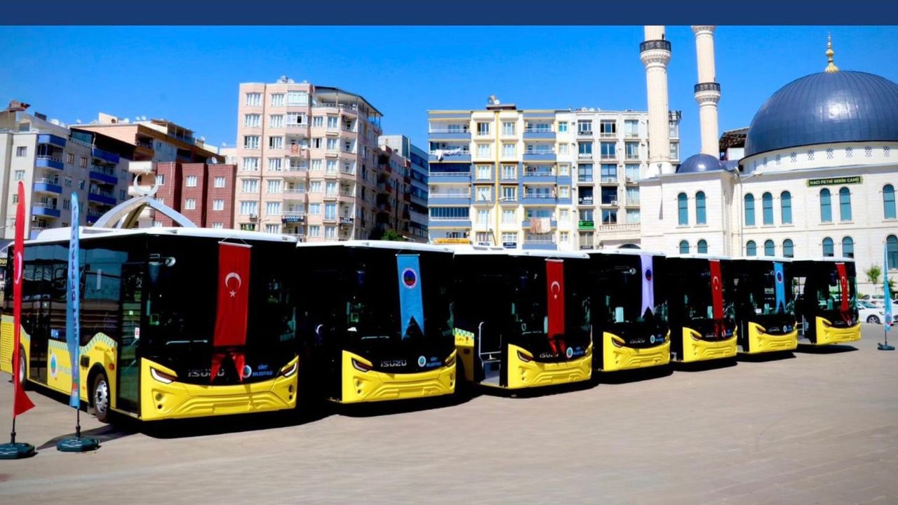 Siirt’te 29 Ekim Cumhuriyet Bayramı’nda Toplu Taşıma Ücretsiz Olacak!