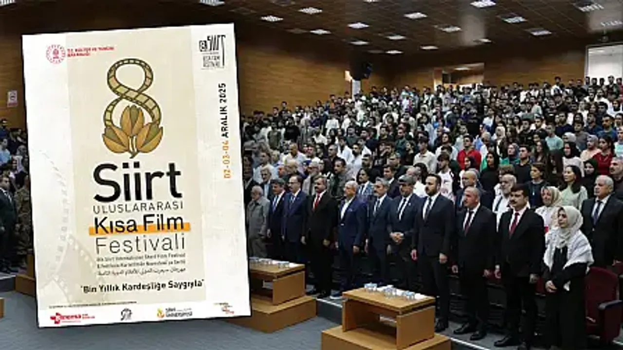 8. Siirt Uluslararası Kısa Film Festivali 2 Aralık’ta Başlıyor