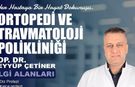 DR. EYYÜP ÇETİNER: “DİZ, OMUZ VE AYAK BİLEĞİ AĞRILARINI İHMAL ETMEYİN”