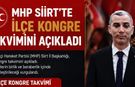 MHP Siirt’te İlçe Kongre Takvimini Açıkladı