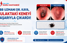 KBB Uzmanı Dr. Kaya, Kulaktaki Keneyi Başarıyla Çıkardı