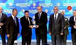 Cumhurbaşkanı Erdoğan, Kuzu Grup’a "Yurtdışı Müteahhitlik Hizmetleri Başarı Ödülü” Verdi