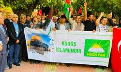 Siirt’te Filistin'deki Şehitler İçin Gıyabi Cenaze Namazı Kılındı, Basın Açıklaması Yapıldı