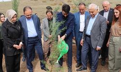 Siirt’te Cumhuriyetimizin 100. Yılında Binlerce Fidan Toprakla Buluşturuldu