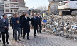 Vali Kızılkaya, Kentsel Dönüşüm Çalışmalarını Yerinde Denetleyerek, İncelemelerde Bulundu