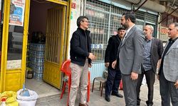 AK Parti Belediye Başkan Adayı Av. Ekrem Olgaç, Esnaf Ziyaretlerine Devam Ediyor
