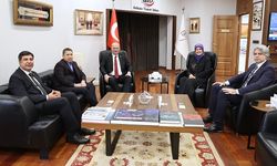 Kızılay Genel Başkanı Yılmaz ve  Siirt TSO Başkanı Güven Kuzu’dan ATO Başkanı Baran’a Ziyaret