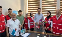 Kızılay Siirt Şube Başkanı Nihat Altunç ve Yönetiminden Yener Tanık’a Ziyaret