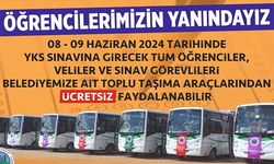 Siirt Belediyesinden YKS’ye Girecek Ögrencilere Ücretsiz Ulaşım Desteği