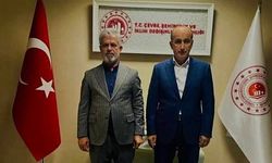 Tillo Belediye Başkanı İdham Aydın, Bakan Yardımcısı Ömer Bulut’u Ziyaret Etti