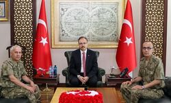 Halef Selef Komutanlardan, Vali Kızılkaya’ya Ziyaret 