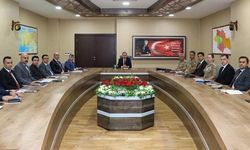 İl Güvenlik ve Asayiş Koordinasyon Toplantısı Vali  Dr.Kemal Kızılkaya Başkanlığında Yapıldı