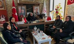 AK Parti Kadın Kolları’ndan Türkiye Gaziler ve Şehit Aileleri Vakfı Başkanına Ziyaret