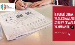 Siirt’te İl Geneli Ortak Yazılı Sınavlar Başarılı Bir Şekilde Tamamlandı