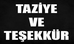Kebapçı Ailesinden Taziye Teşekkür Mesajı