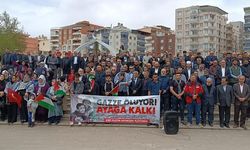 Gazze Ölüyor, Sessiz Kalma! Siirt’te Gazze İçin Tek Yürek