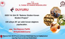 Siirt’te “Balımız Sizden Kovan Bizden” Projesi Kapsamında Kovan Dağıtımı
