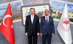 Vali Dr. Kemal Kızılkaya’dan İl Tarım ve Orman Müdürü Mustafa Şanverdi’ye Ziyaret