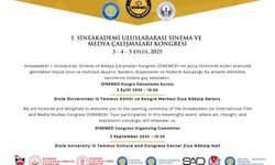1. SineAkademi Uluslararası Sinema ve Medya Çalışmaları Kongresi Yarın Başlıyor