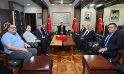 KOSGEB Başkanı, ATO ve Siirt TSO Başkanları Siirt Valiliği’nde Buluştu