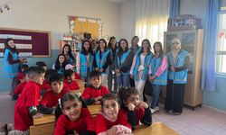 Hassa Hatun KYK Kız Öğrenci Yurdundan Şehit Öğretmen Durmuş Güçlü İlkokuluna Anlamlı Ziyaret