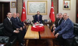 VALİ KIZILKAYA, MUHTARLARI MAKAMINDA AĞIRLADI