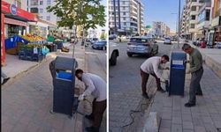 SİİRT’TE YENİ ÇÖP KOVALARI TAKILDI