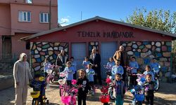 Eruh Demiremek İlkokulu’nda Proje Sevinci: Bisiklet Dağıtıldı