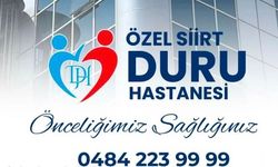 Özel Siirt Duru Hastanesi 1 Ocak’ta Tüm Branşlarda Hizmet Verecek