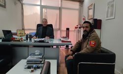 Sadaka Taşı Derneği Güneydoğu Bölge Koordinatörü Karanfil’den STSO Başkan Vekili Çalapkulu’na Nezaket Ziyareti