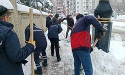 SİİRT BELEDİYESİ: KARLA MÜCADELE ÇALIŞMALARI ARALIKSIZ SÜRÜYOR