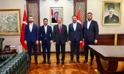 VALİ KIZILKAYA, TÜGVA HEYETİNİ KABUL ETTİ