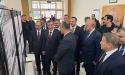 STSO Başkanı Güven Kuzu, Cumhurbaşkanı Yardımcısı Yılmaz ile Sergi Alanını Ziyaret Etti