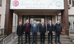 Vali, Kaymakam ve Belediye Başkanı Eruh’taki Yeni Tesisi Yerinde İnceledi