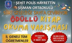 Siirt’te Öğretmenlere Yönelik Ödüllü Kitap Okuma Yarışması Başlatıldı