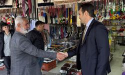 Doğru Yol Partisi Genel Başkanı Cenk Küpeli Veysel Karani Beldesi’nde Esnafla Buluştu