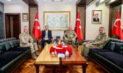 2’nci Ordu Komutanı Topaloğlu’ndan Vali Kızılkaya’ya Ziyaret