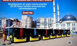 SİİRT’TE AREFE VE KURBAN BAYRAMI BOYUNCA TOPLU TAŞIMA ÜCRETSİZ OLACAK