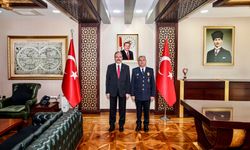 Vali Kızılkaya, Emniyet Müdürü Özdemir’i Kabul Etti