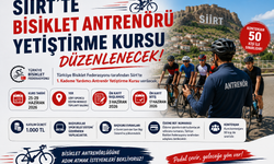 Siirt’te Bisiklet Antrenörü Yetiştirme Kursu Düzenlenecek