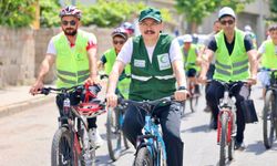 Vali Kızılkaya, Yeşilay Bisiklet Turu’nda Vatandaşlarla Birlikte Pedal Çevirdi