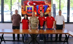TEKNOFEST ve TÜBİTAK’ta Derece Elde Eden Öğrenciler, Jandarma Komutanı Özmen ile Buluştu