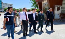 Vali Kızılkaya Meydan Projesini Yerinde İnceledi