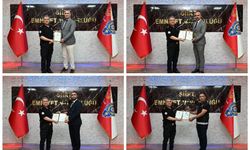 Siirt’te 56 Emniyet Personeline Başarı ve Üstün Başarı Belgesi