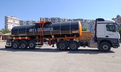 Siirt İl Özel İdaresi Filosuna Yeni Yakıt Tankeri Kazandırıldı