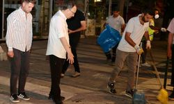 Cadde ve Sokaklarda Yoğun Temizlik Mesaisi: Vali Kızılkaya Çalışmaları İnceledi