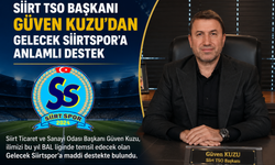 Siirt TSO Başkanı Güven Kuzu’dan Gelecek Siirtspor’a Anlamlı Destek